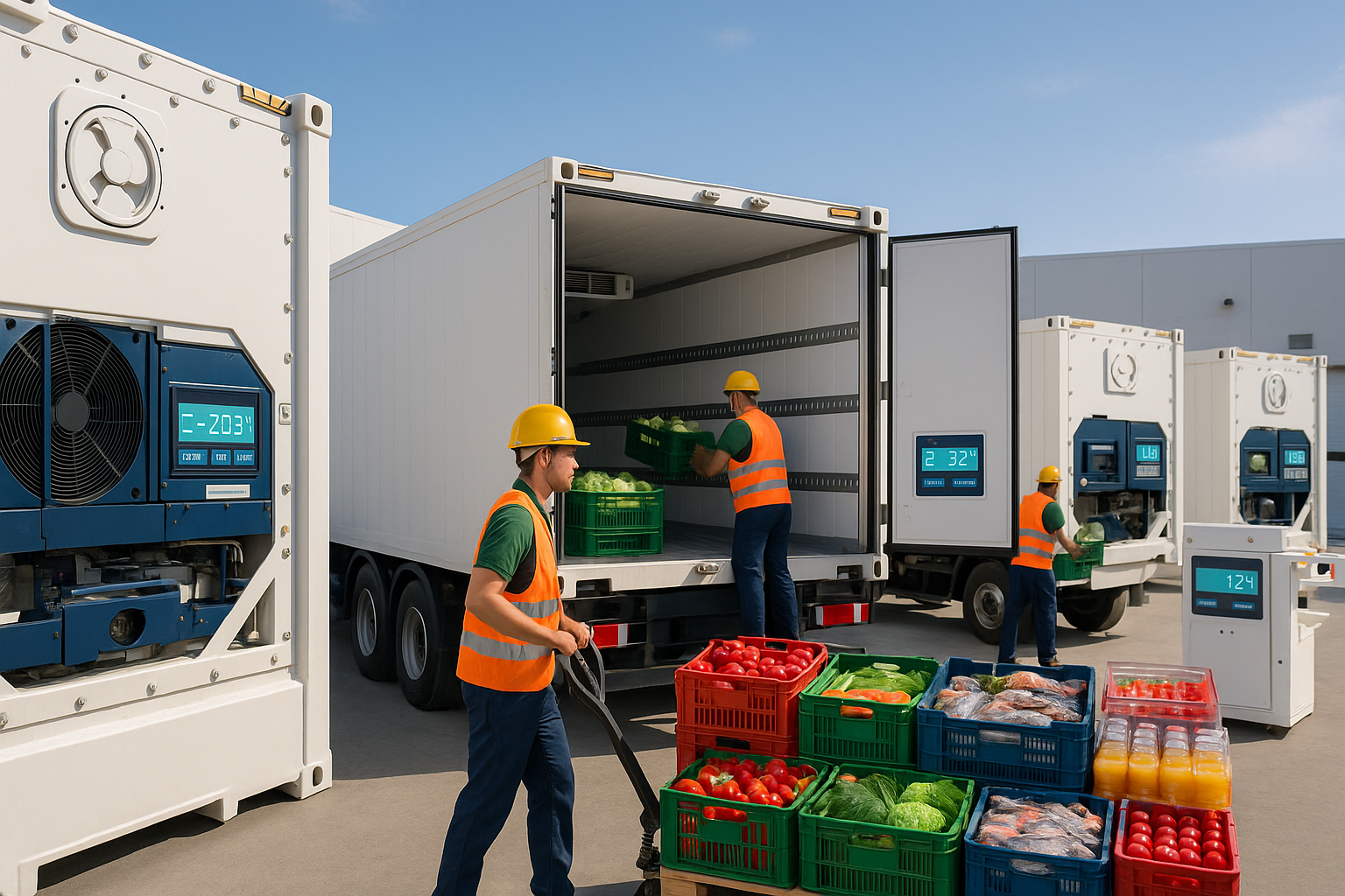 Hogyan használják a hűtőkonténereket az élelmiszer- és itallogisztikában?